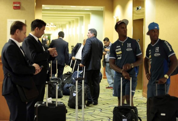 Selección de Honduras llegó a Washington para amistoso ante Turquía