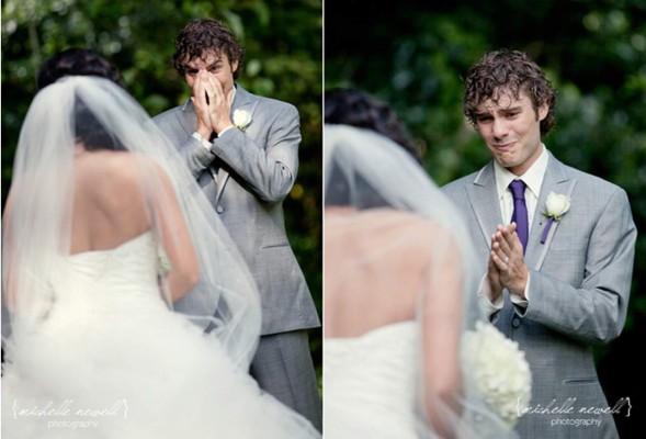 Diez emotivas reacciones de los novios en el día de su boda