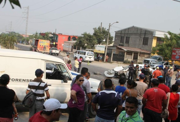 Balacera deja dos muertos en La Unión de San Pedro Sula