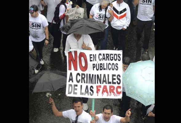 Exigen que el precio de la paz no sea la impunidad para las Farc