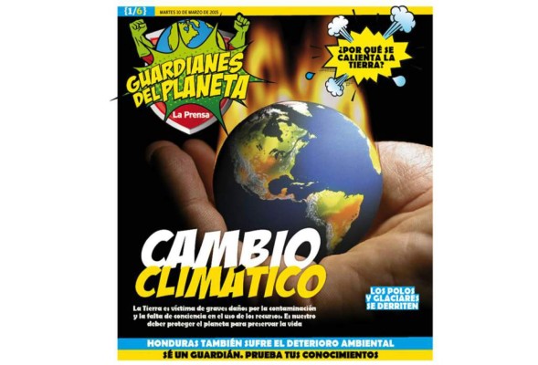 Busque mañana el primer fascículo de Guardianes del Planeta