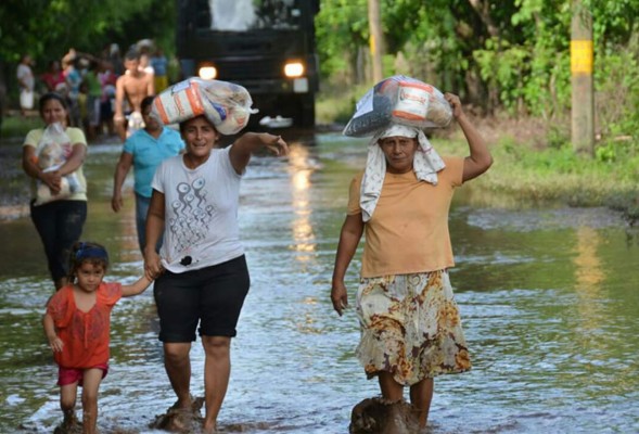 Sigue la alerta en el sur de Honduras por lluvias que deja miles de damnificados