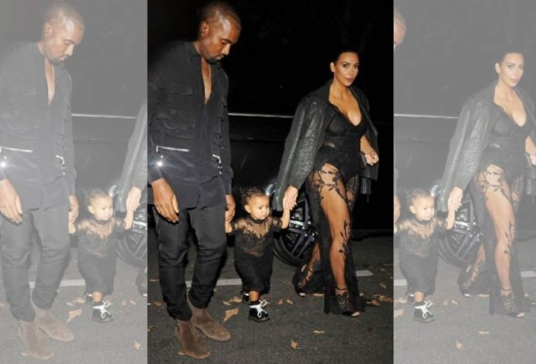 Critican a Kim por vestir a North con transparencias