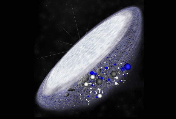 Hallan por primera vez componentes esenciales para la vida junto a estrella