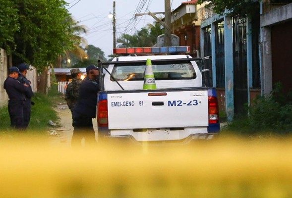 Dentro de su casa asesinan a policía en San Pedro Sula