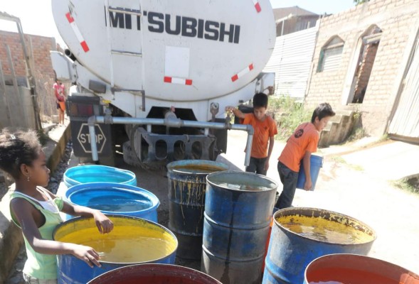Racionamientos de agua se agravarán en Tegucigalpa