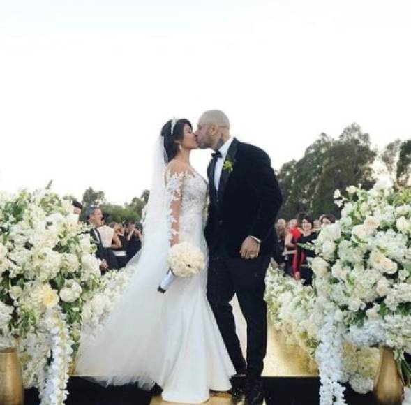 Nicky y Angélica se casaron por lo civil el pasado 24 de enero de 2017 en Miami.