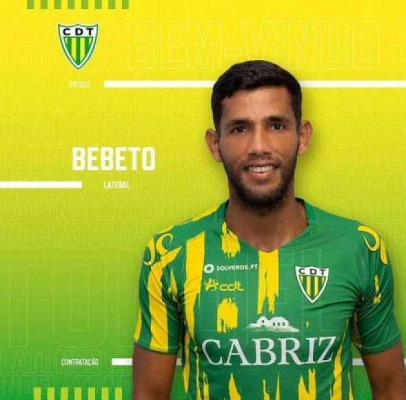 El CD Tondela ha fichado al lateral derecho brasileño Bebeto. Firma hasta junio de 2022.
