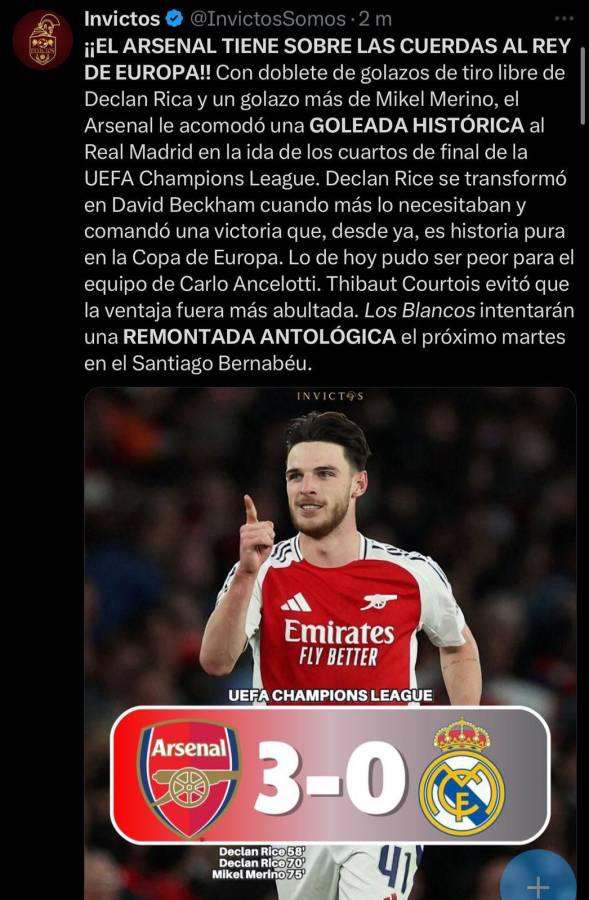 Real Madrid está eliminado: revuelo tras goleada y reconocido español se burla