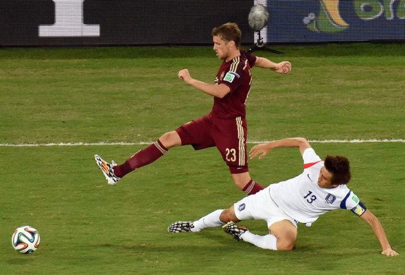 Rusia fue incapaz de vencer a Corea del Sur en su debut mundialista 