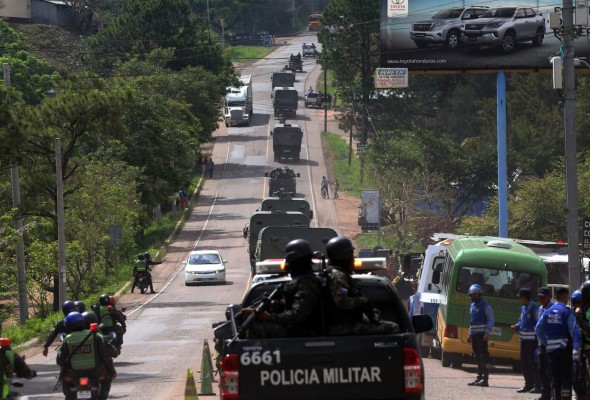 Así fue la operación Arpía III para trasladar a 773 pandilleros a 'El Pozo II'