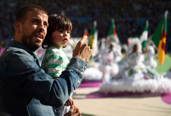 Rihanna, Beckham entre los famosos en la final del Mundial