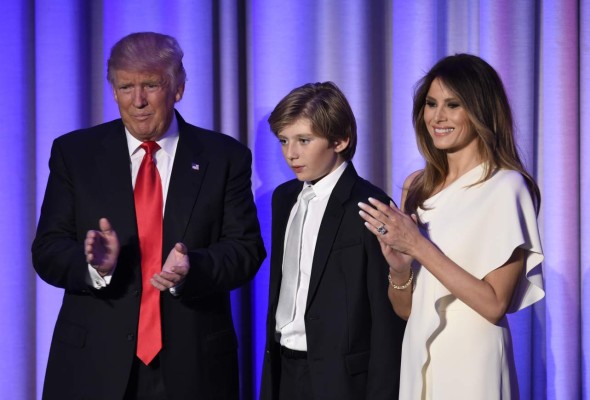 Donald Trump se mudará sin Melania y su hijo Barron a la Casa Blanca
