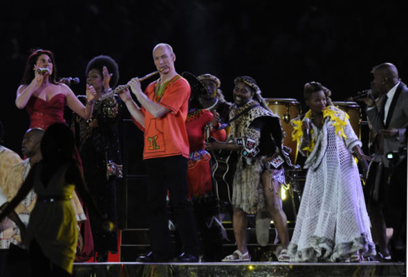 Fiesta en la clasura del mundial de Sudáfrica