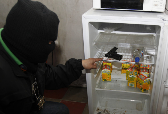 Siete detenidos deja madrugón policial en Tegucigalpa