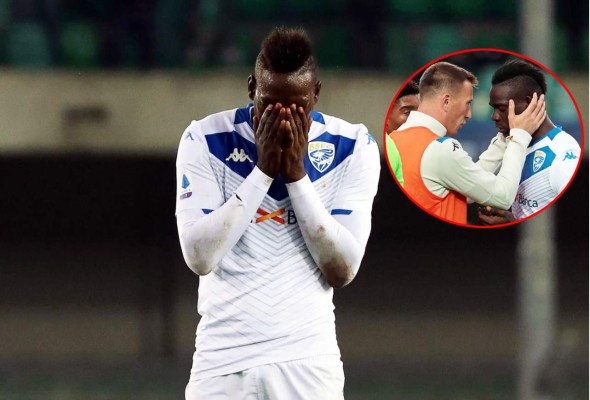 Balotelli amenazó con irse de partido por cánticos racistas... ¡y marcó un golazo!