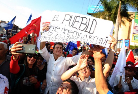 Vandalismo en marcha de la Alianza deja graves daños en Tegucigalpa