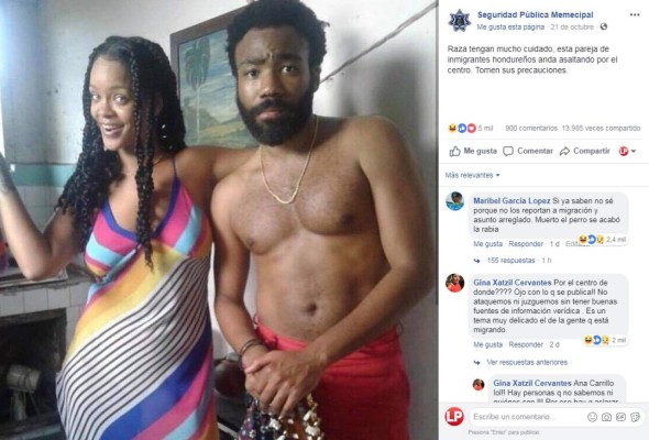 Celebridades como peligrosos migrantes centroamericanos: bromas amargas en las redes