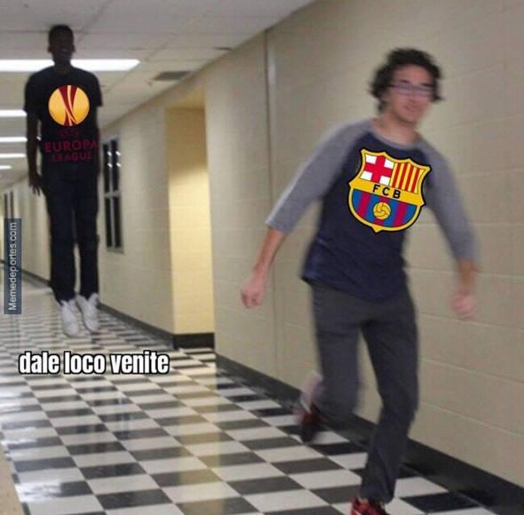 Cerca de la Europa League: Crueles memes contra Barcelona tras empatar ante Inter