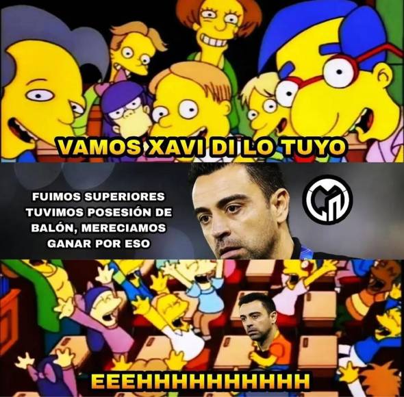 ¡Xavi lo sufre! Los memes se burlan del Barça tras perder el Clásico ante Real Madrid