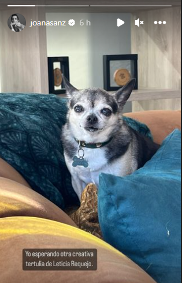 “Yo esperando otra creativa tertulia de Leticia Requejo”, expresó la modelo en sus redes sociales en relación a la ‘conversación’ que reveló la comunicadora.