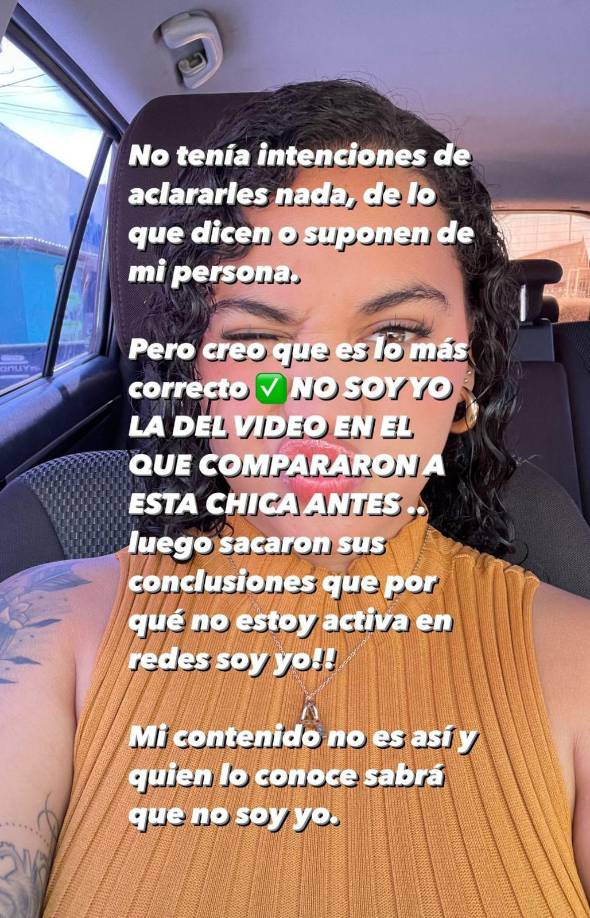 ”No tenía intenciones de aclararles nada, de lo que dicen o suponen de mi persona”, dijo Murillo en una historia de Instagram.