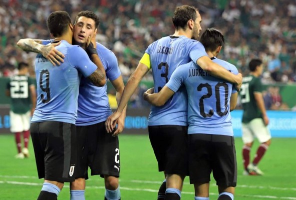 ¡Goleada! Festín de Uruguay en amistoso contra México