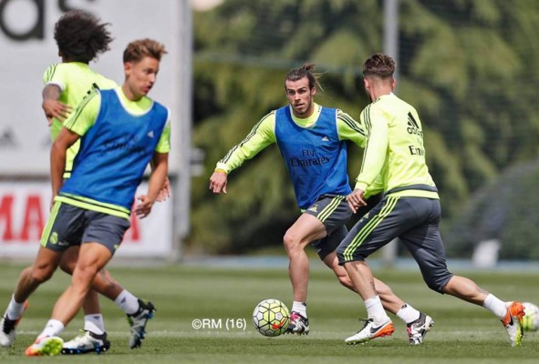 Gareth Bale se sumó a los entrenamientos del Real Madrid