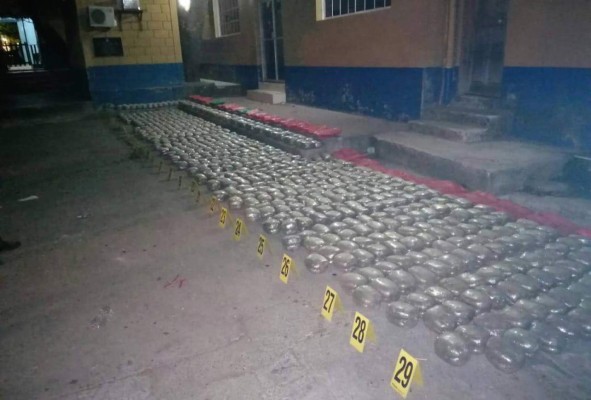 Incautan más de mil libras de marihuana en Choluteca