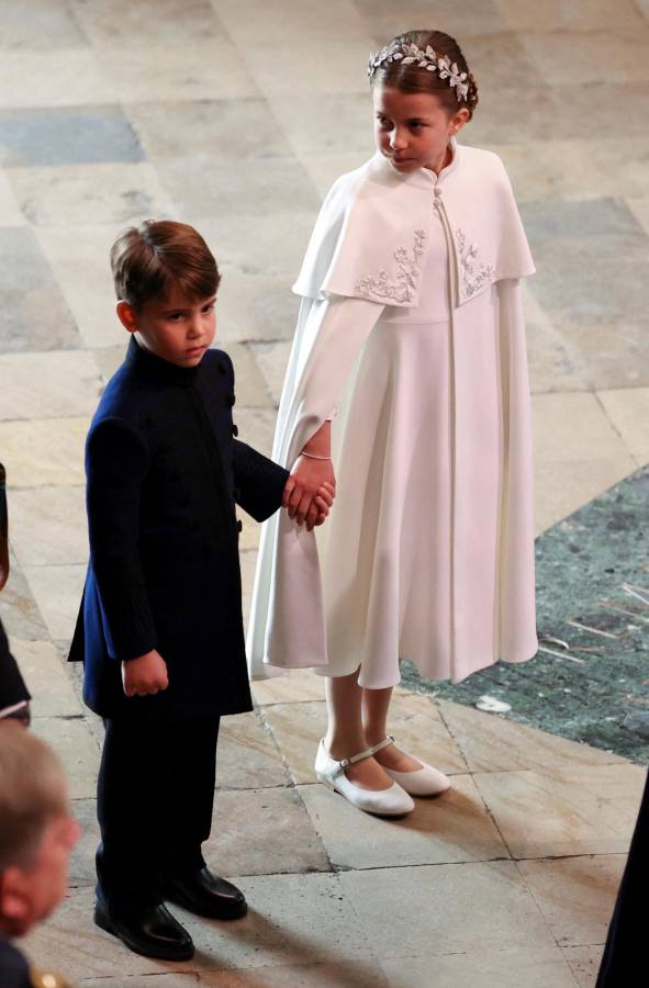 La princesa Carlota y el príncipe Luis.