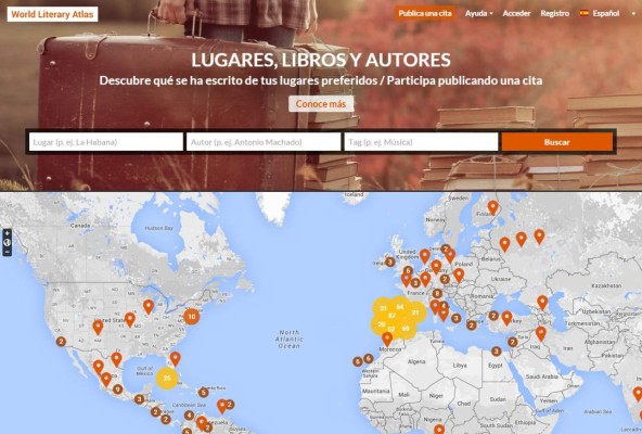 'World Literary', el atlas digital de los viajeros