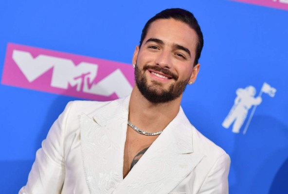 Así llegó Maluma a los MTV VMA's 2018