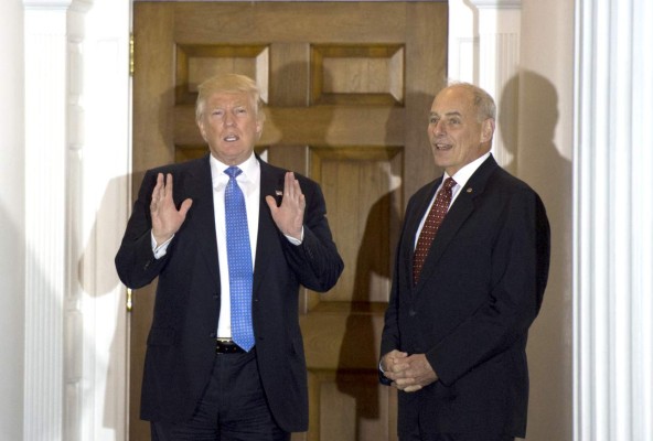 Trump designa a John Kelly a la cabeza de la Seguridad Interior