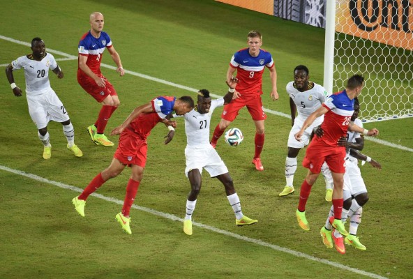 Estados Unidos venció 2-1 a Ghana sobre el final del juego