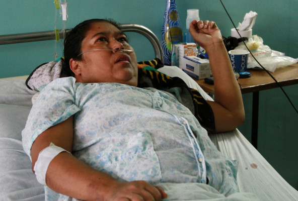 Reyna necesita oxígeno para salir del hospital