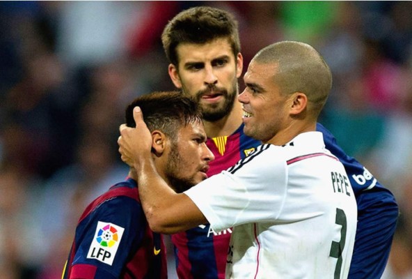 Pepe acusa a Neymar de ser más violento que él