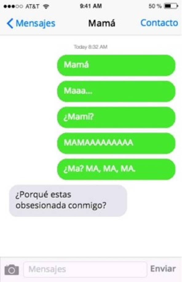 Un vástago muy insistente.