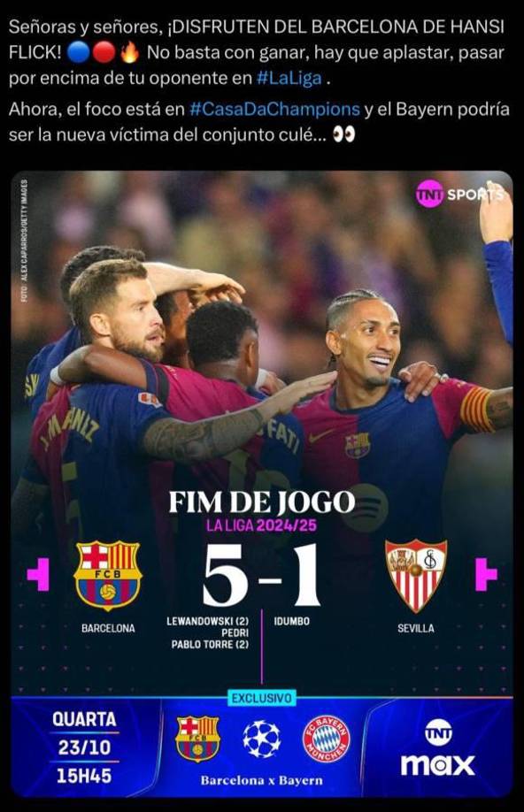 Las redes sociales se pronunciaron sobre la nueva goleada en España.