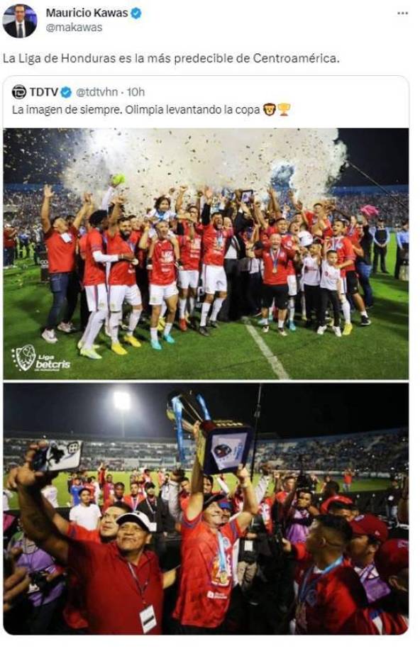 Mauricio Kawas también dejó su punto de vista.