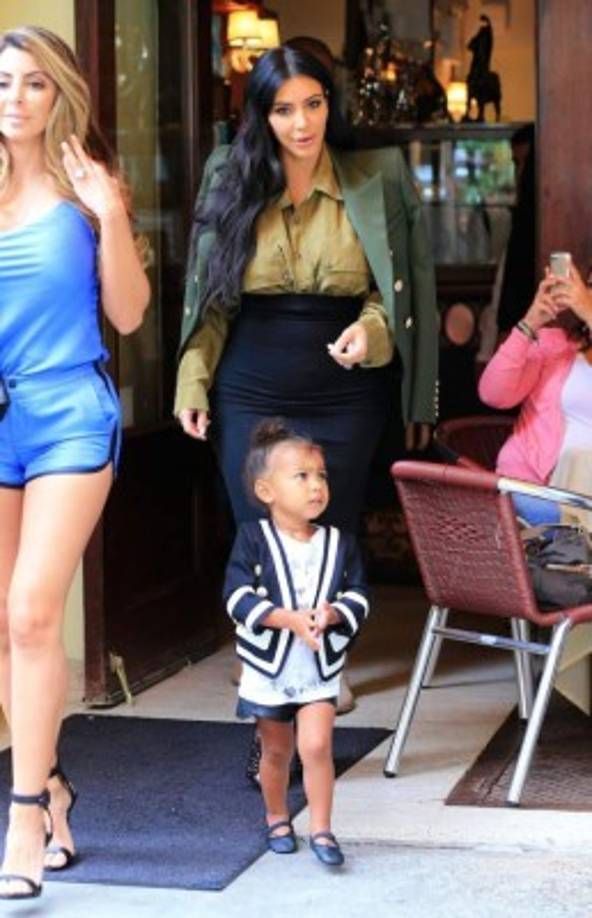 North y su mamá son bien unidas.