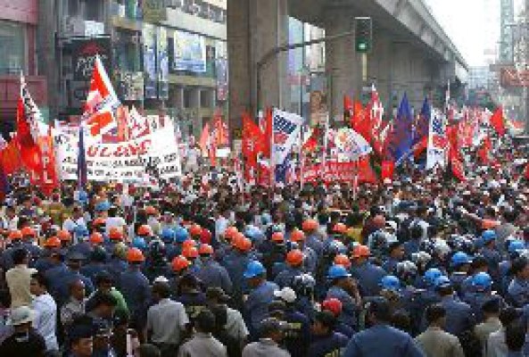 El mundo entero marcha por sus derechos laborales