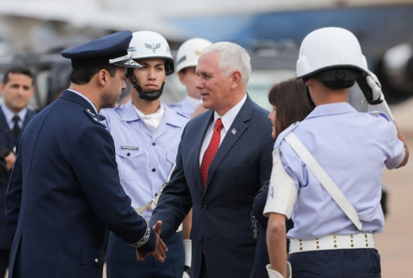 Pence llega a Brasil para abordar crisis en Venezuela