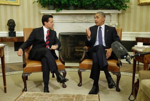 Obama recibe a Peña Nieto en la Casa Blanca