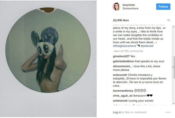 La hija de Carlos Vives aparece desnuda