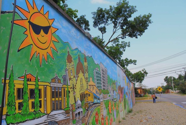 Arte callejero desata explosión de creatividad en San Pedro Sula