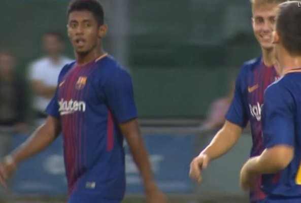 'Choco' Lozano debutó con el Barcelona B