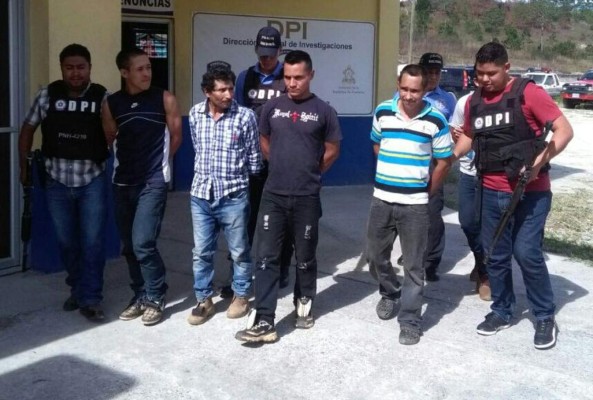 En Copán caen supuestos miembros de la banda criminal los Guevara