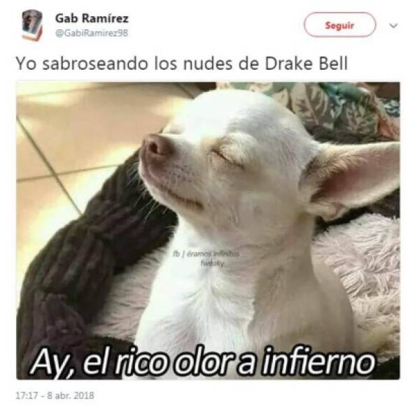 Las fotos de Drake Bell se esparcieron rápidamente en las distintas redes sociales.