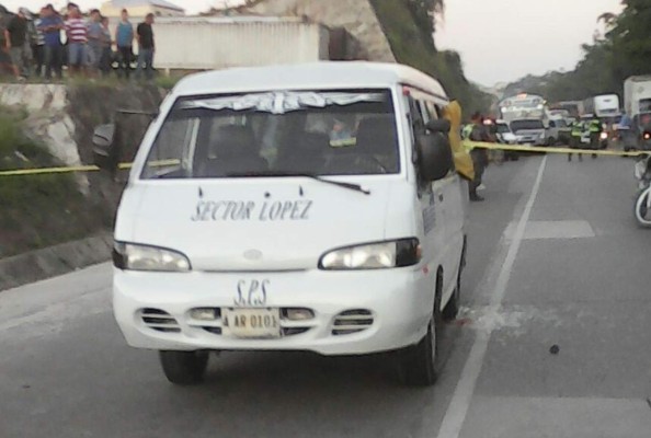 Matan a balazos a pasajero de rapidito en Choloma