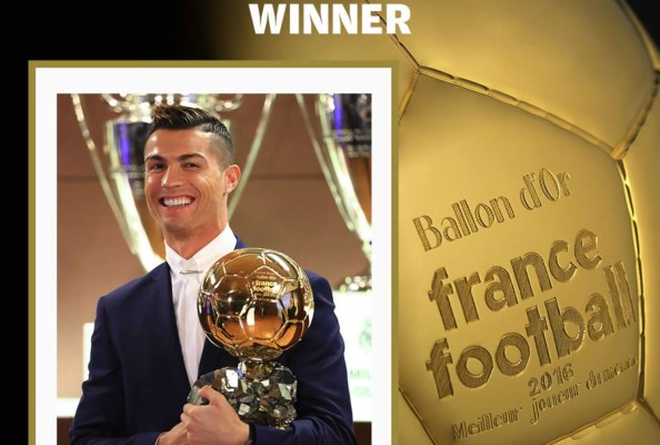 Cristiano Ronaldo conquista su cuarto Balón de Oro y se pone a uno de Messi